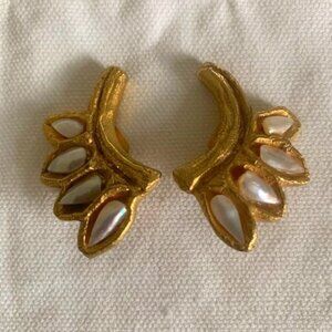 giuliano fratti milan gm clip on earrings